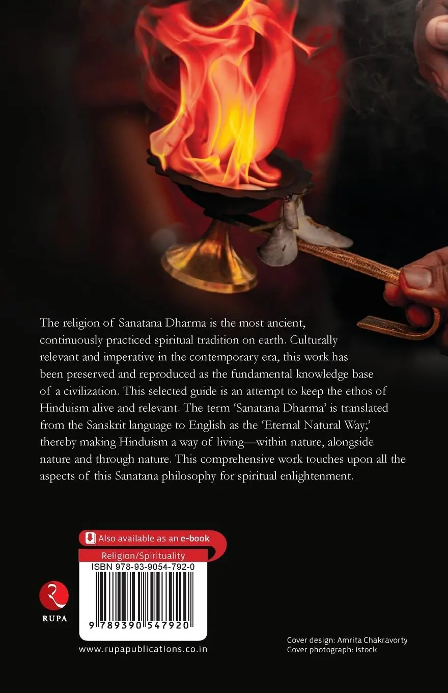 Rückseite: 9789390547920 | SANATANA DHARMA | Understanding the Knowledge and Ethics of Hinduism