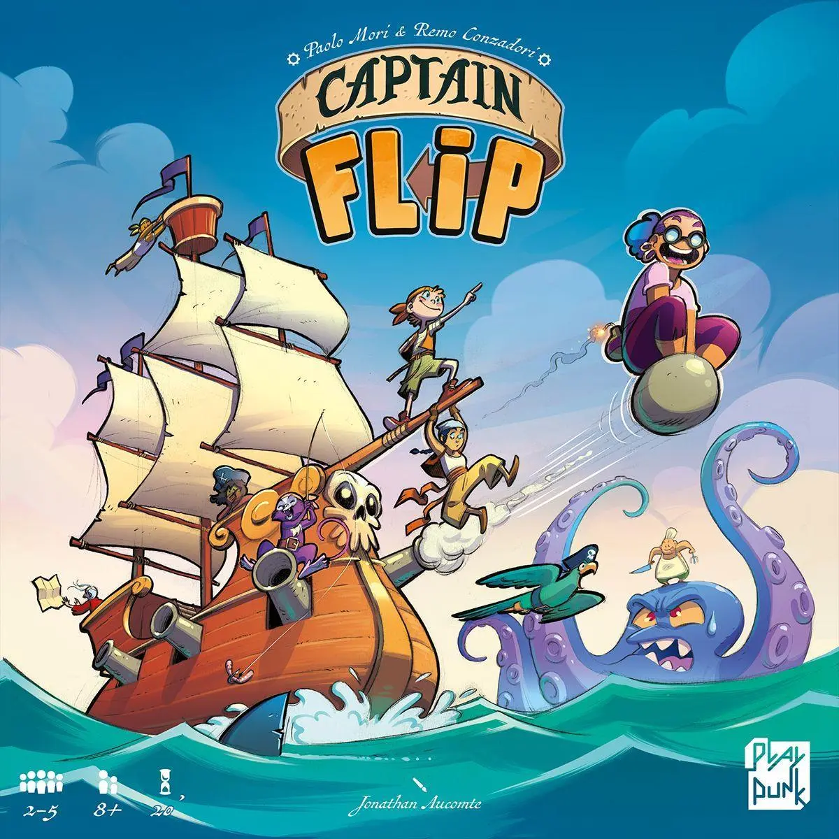 Cover: 5430003838020 | Capitain Flip | Paolo Mori (u. a.) | Spiel | PPUD0001 | Deutsch | 2024