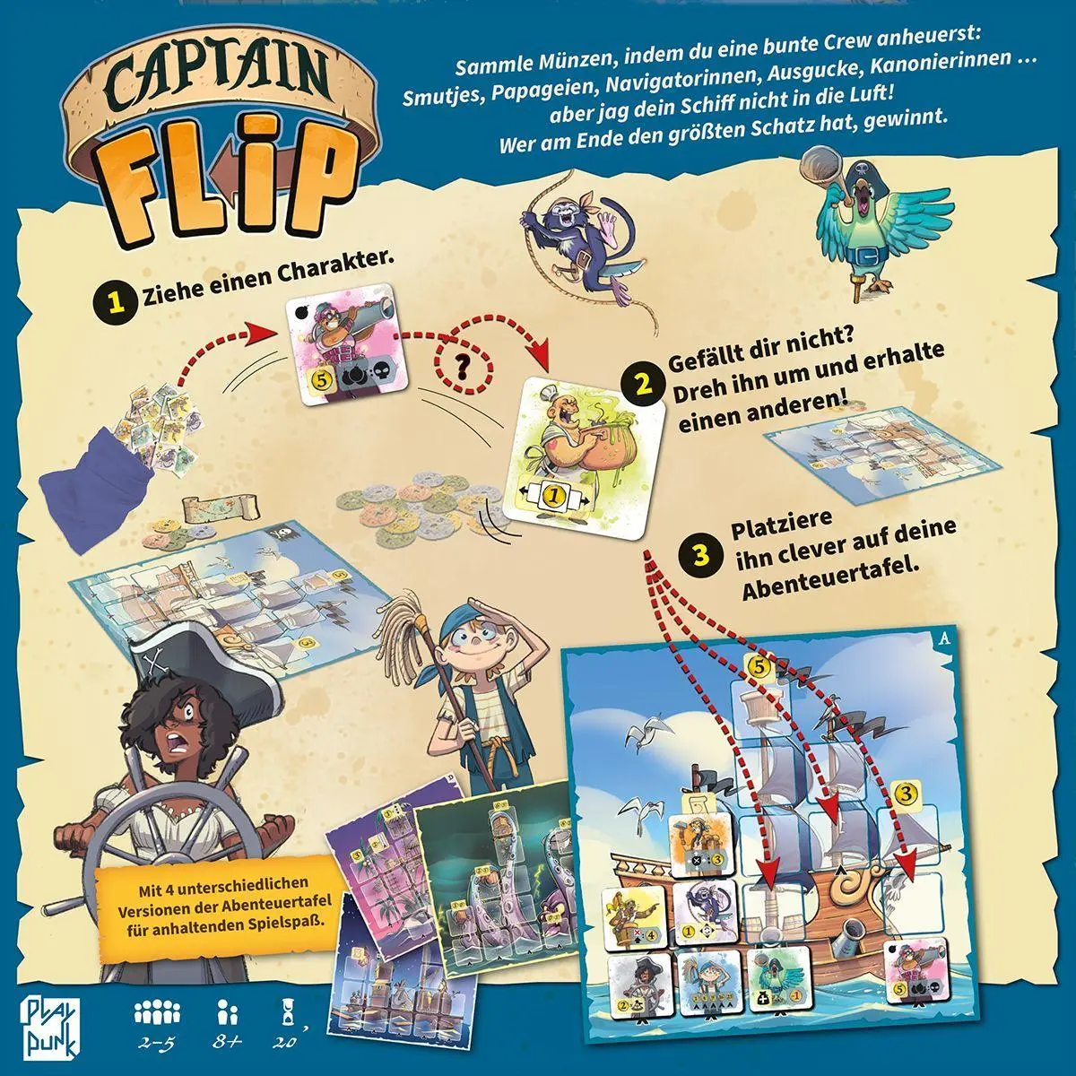 Bild: 5430003838020 | Capitain Flip | Paolo Mori (u. a.) | Spiel | PPUD0001 | Deutsch | 2024
