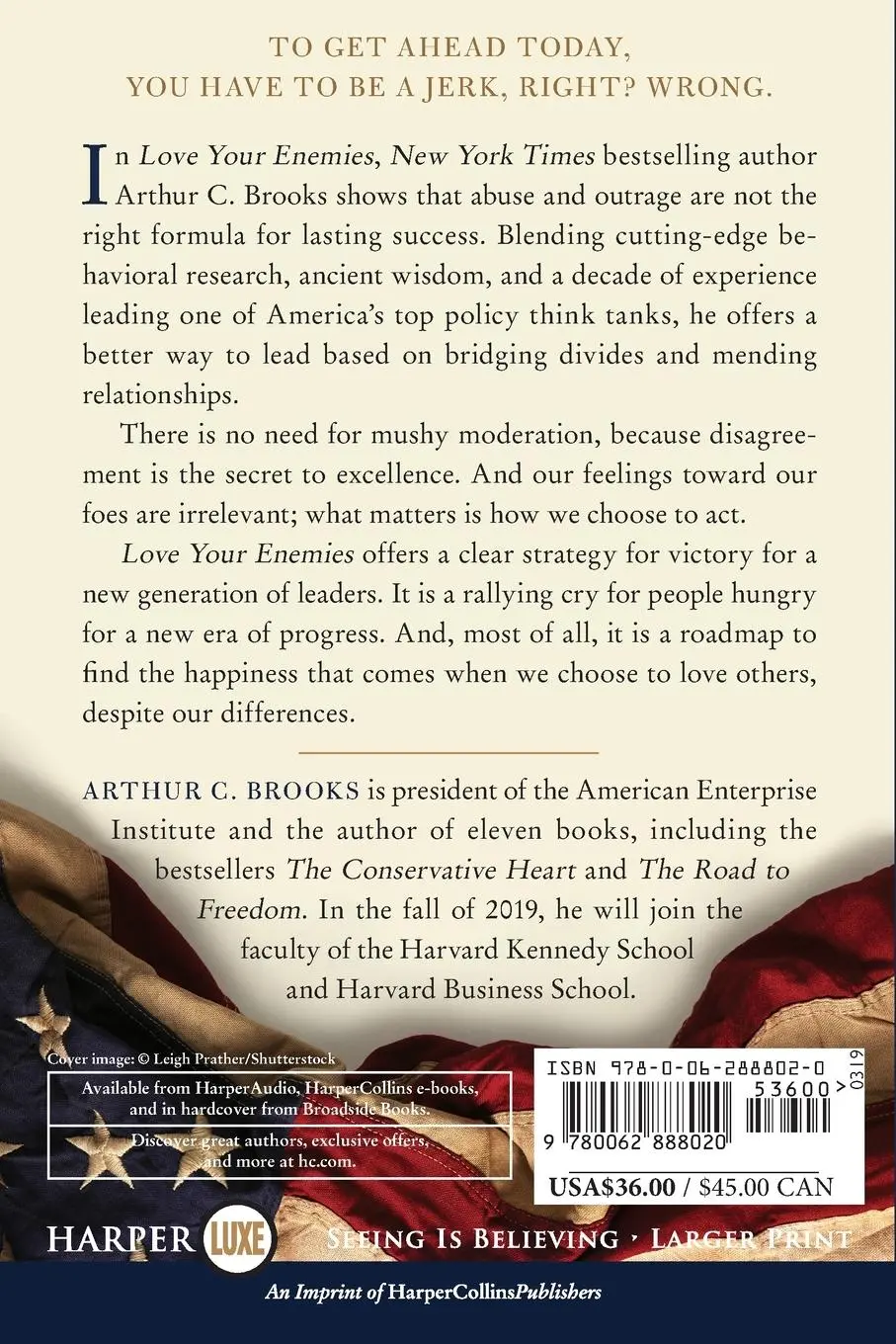 Rückseite: 9780062888020 | Love Your Enemies LP | Arthur C. Brooks | Taschenbuch | Englisch
