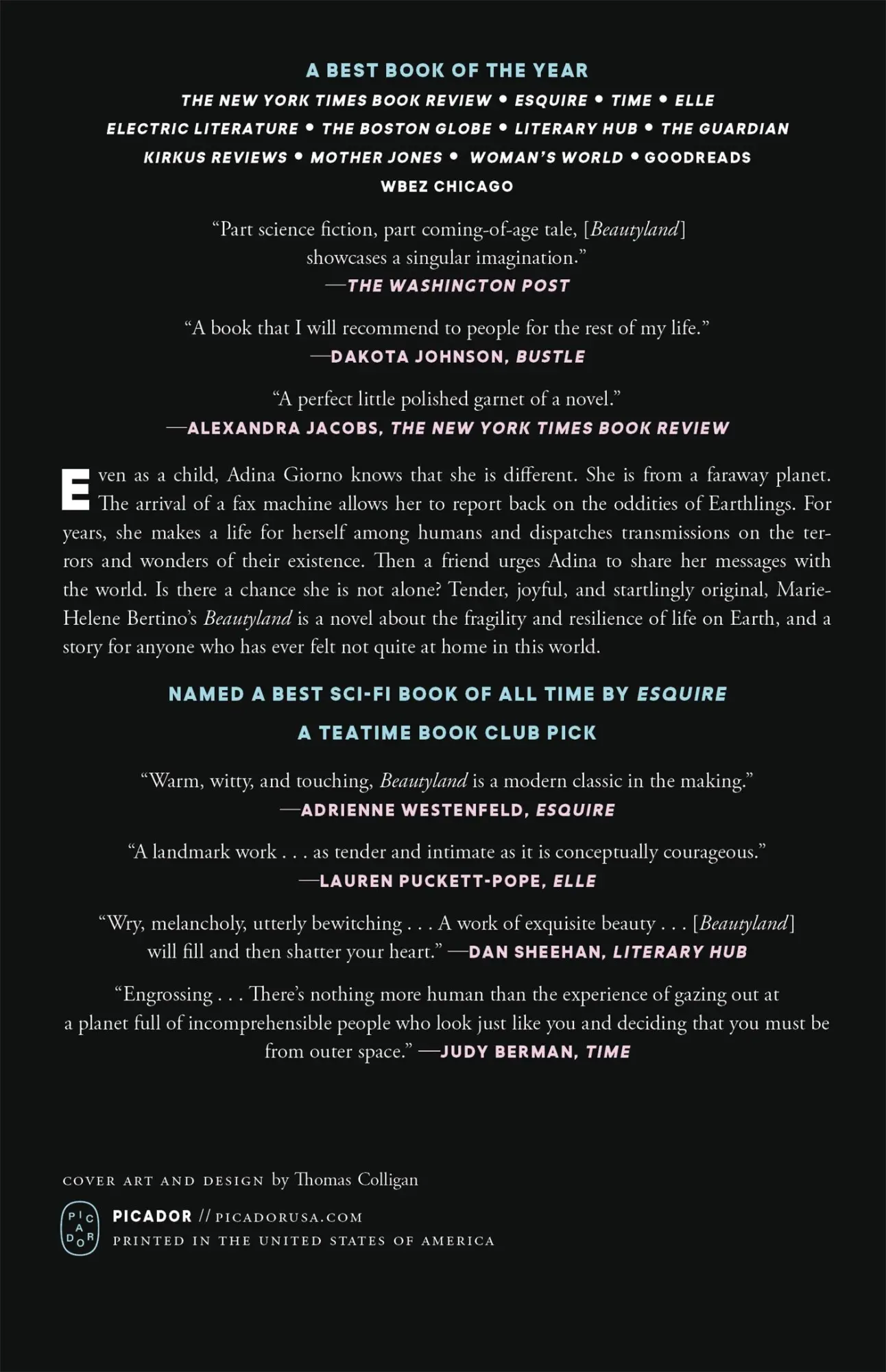 Rückseite: 9781250338020 | Beautyland | Marie-Helene Bertino | Taschenbuch | Picador | Englisch