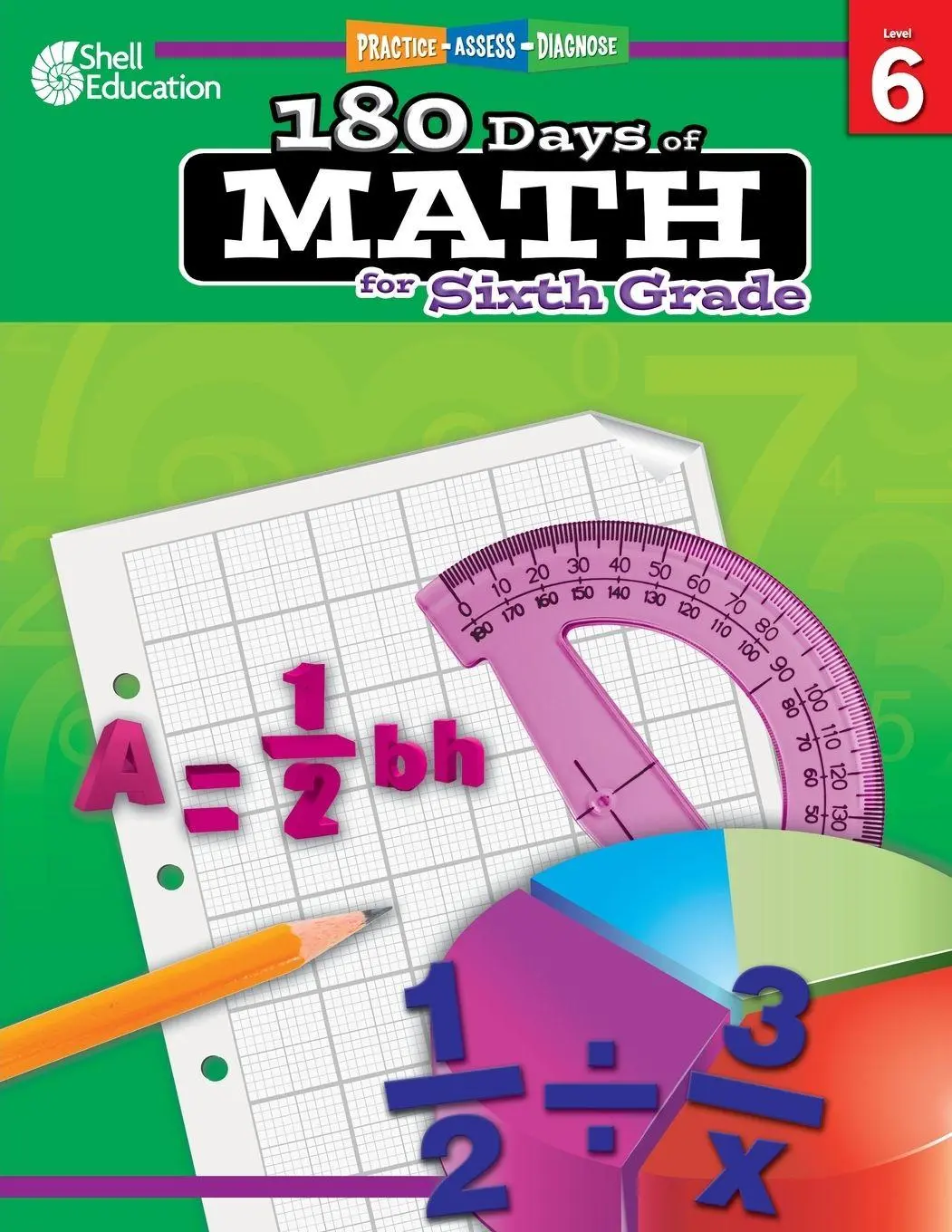 Cover: 9781425808020 | 180 Days of Math for Sixth Grade | Practice, Assess, Diagnose | Smith