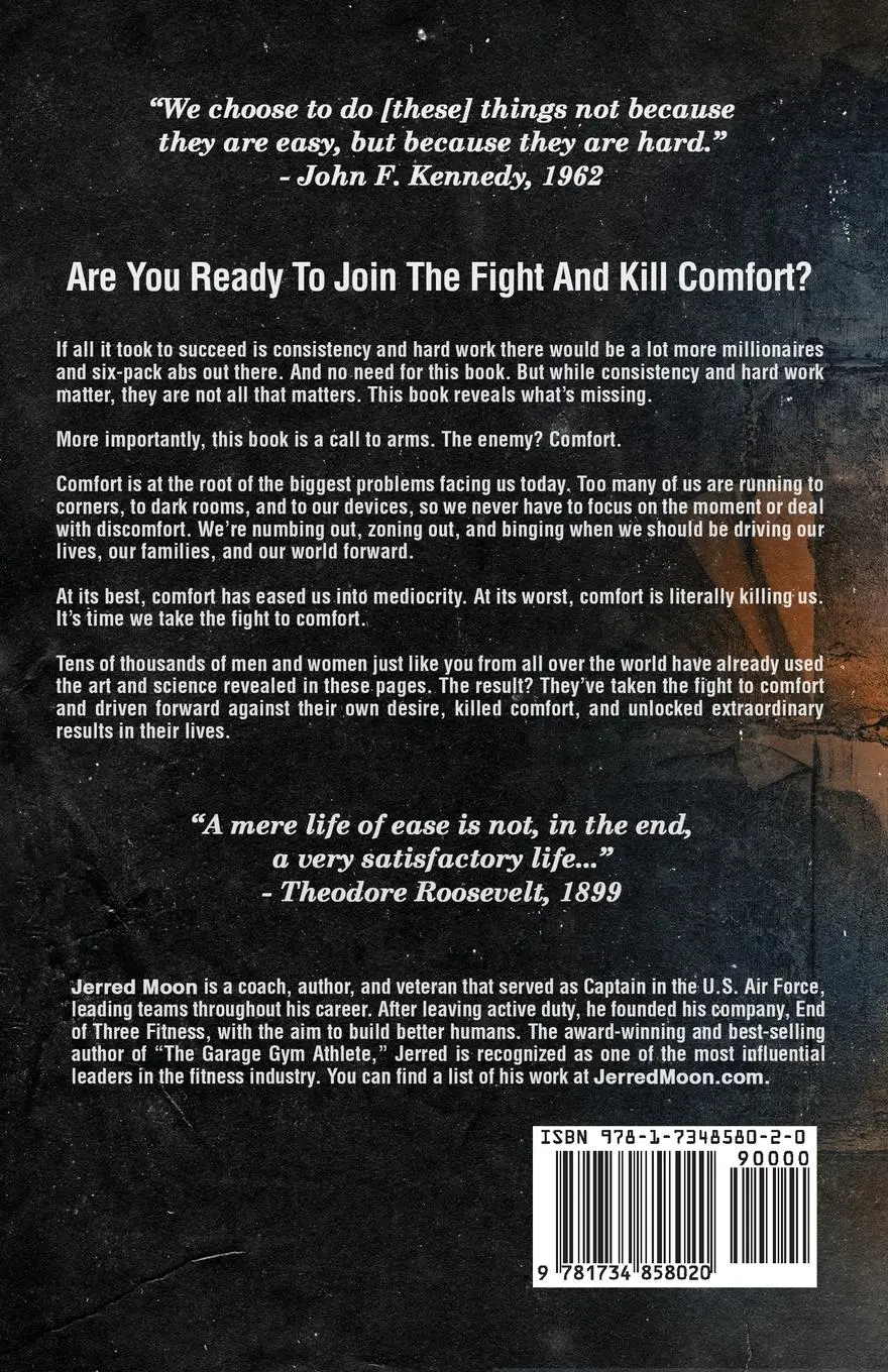 Rückseite: 9781734858020 | Killing Comfort | The Overlooked Prerequisite to Extraordinary Results