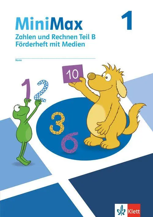 Cover: 9783122808020 | MiniMax 1 | Förderheft Zahlen und Rechnen Teil B mit Medien Klasse 1