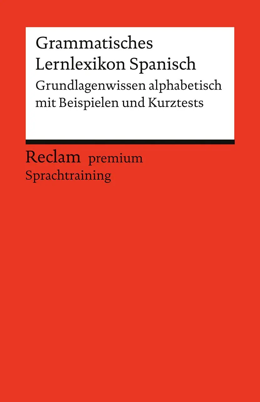 Cover: 9783150148020 | Grammatisches Lernlexikon Spanisch | Montserrat Varela Navarro | Buch