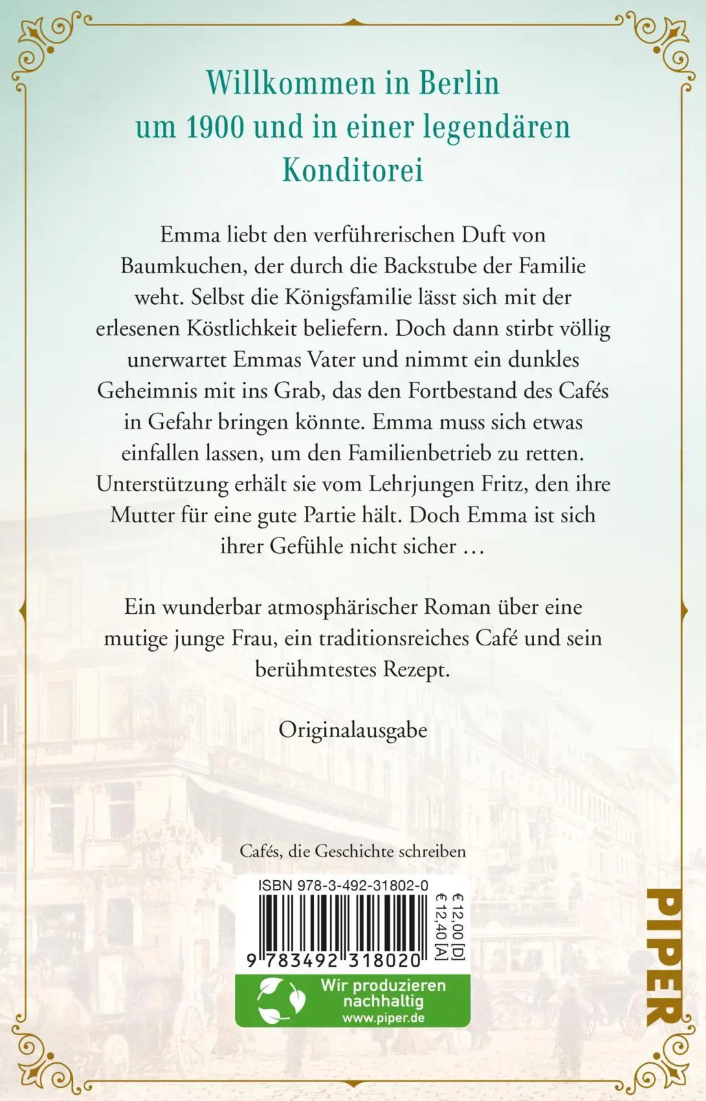 Rückseite: 9783492318020 | Café Buchwald | Maria Wachter | Taschenbuch | 448 S. | Deutsch | 2022