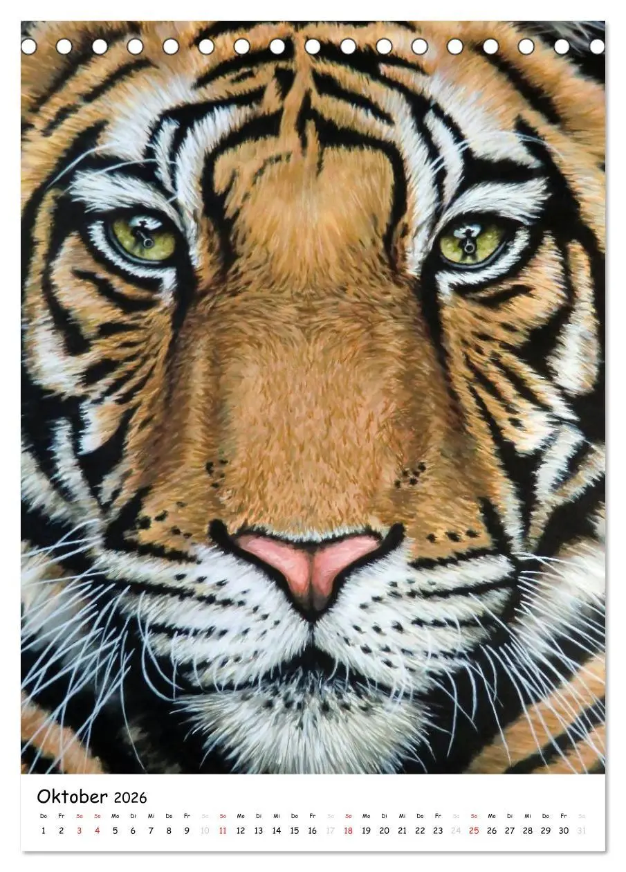 Bild: 9783516478020 | Wildlife Portraits (Tischkalender 2026 DIN A5 hoch), CALVENDO...