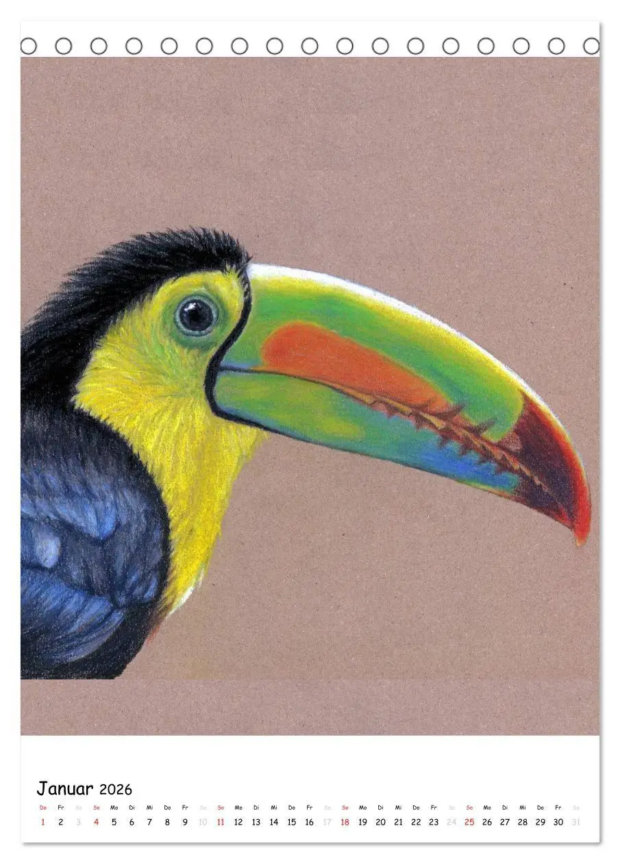 Bild: 9783516478020 | Wildlife Portraits (Tischkalender 2026 DIN A5 hoch), CALVENDO...