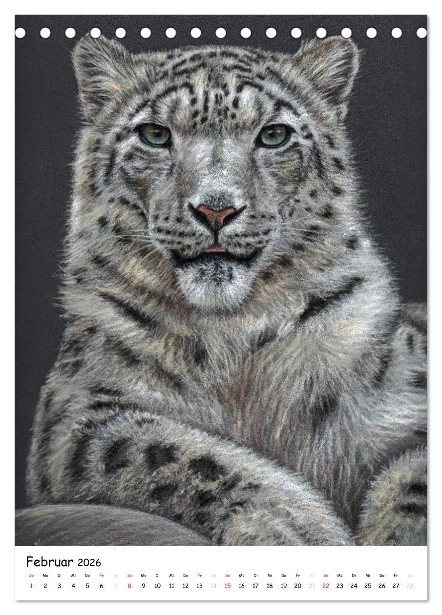 Bild: 9783516478020 | Wildlife Portraits (Tischkalender 2026 DIN A5 hoch), CALVENDO...