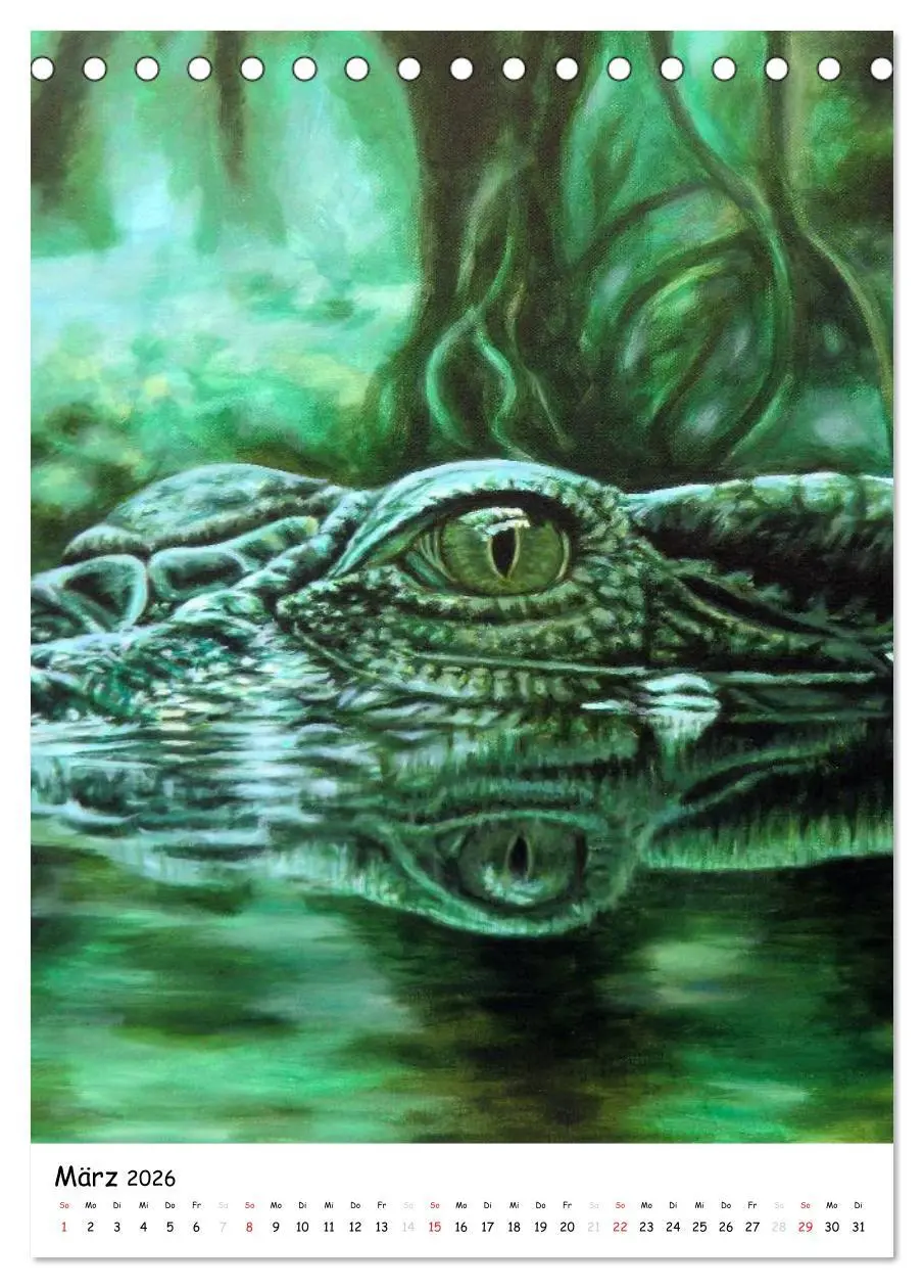 Bild: 9783516478020 | Wildlife Portraits (Tischkalender 2026 DIN A5 hoch), CALVENDO...
