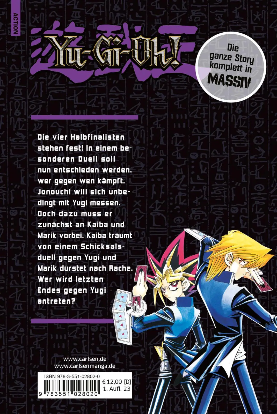 Rückseite: 9783551028020 | Yu-Gi-Oh! Massiv 10 | Kazuki Takahashi | Taschenbuch | Großtaschenbuch