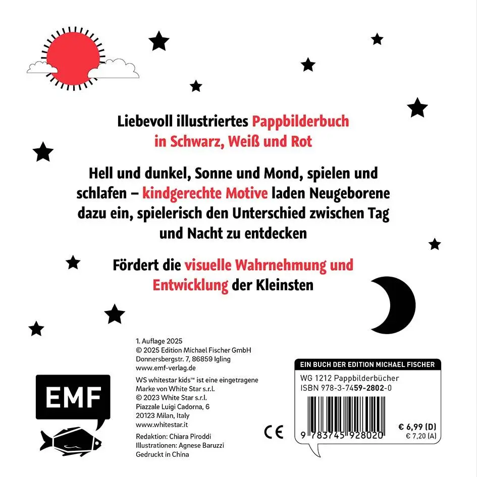 Rückseite: 9783745928020 | Mein allererstes Kontraste-Buch: Gute Nacht - für Babys von 0-12...