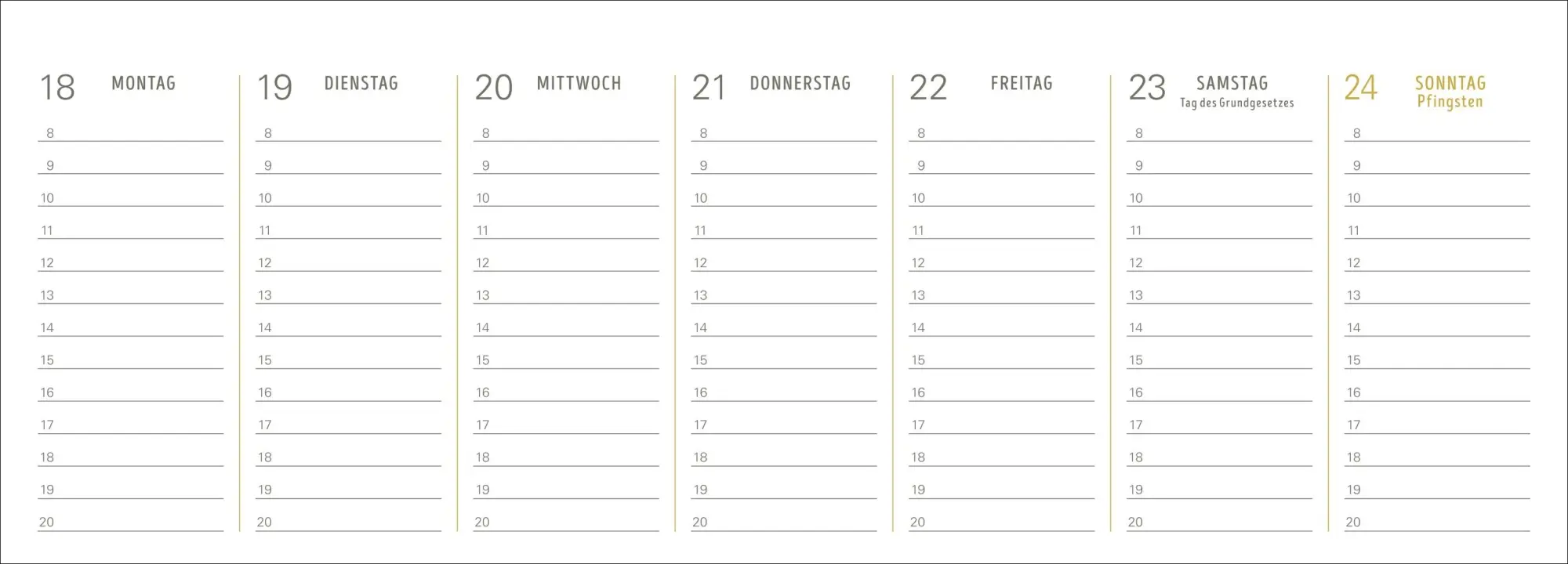 Bild: 9783840038020 | Katzen Premium-Tischplaner 2026 - Der literarische Wochenkalender...