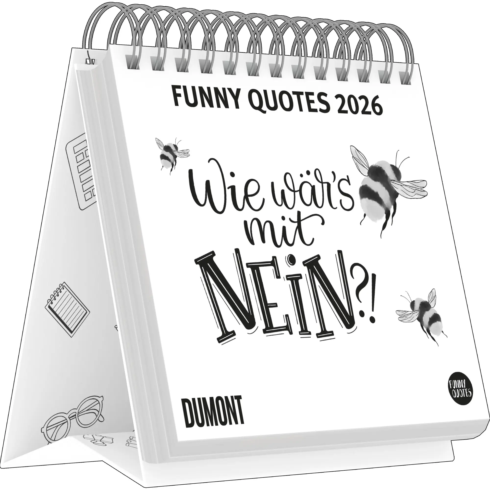 Cover: 4069095008120 | Funny Quotes | Grußkartenkalender mit 53 witzigen Sprüchen | Magunia