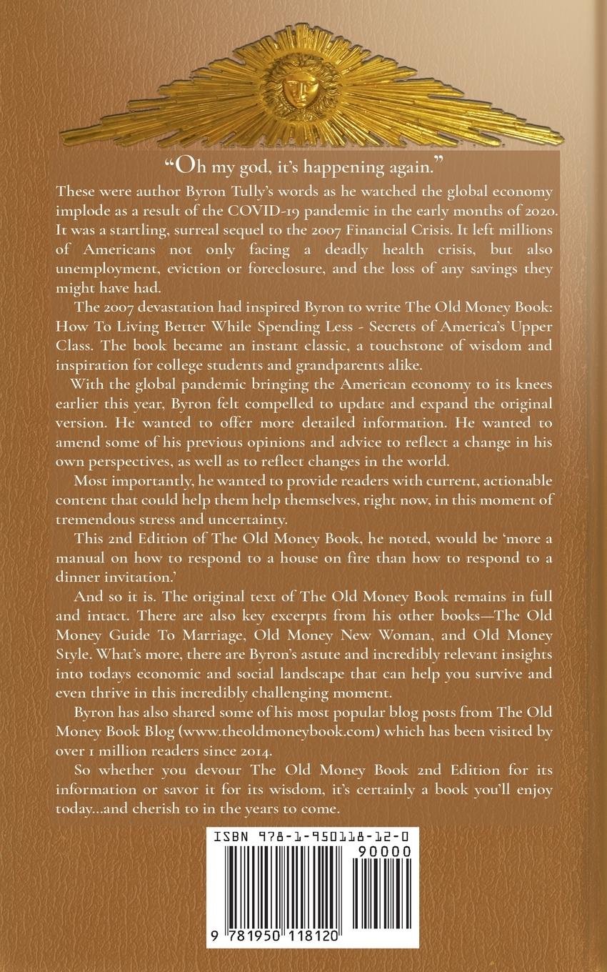 Rückseite: 9781950118120 | The Old Money Book | Byron Tully | Taschenbuch | Englisch | 2020