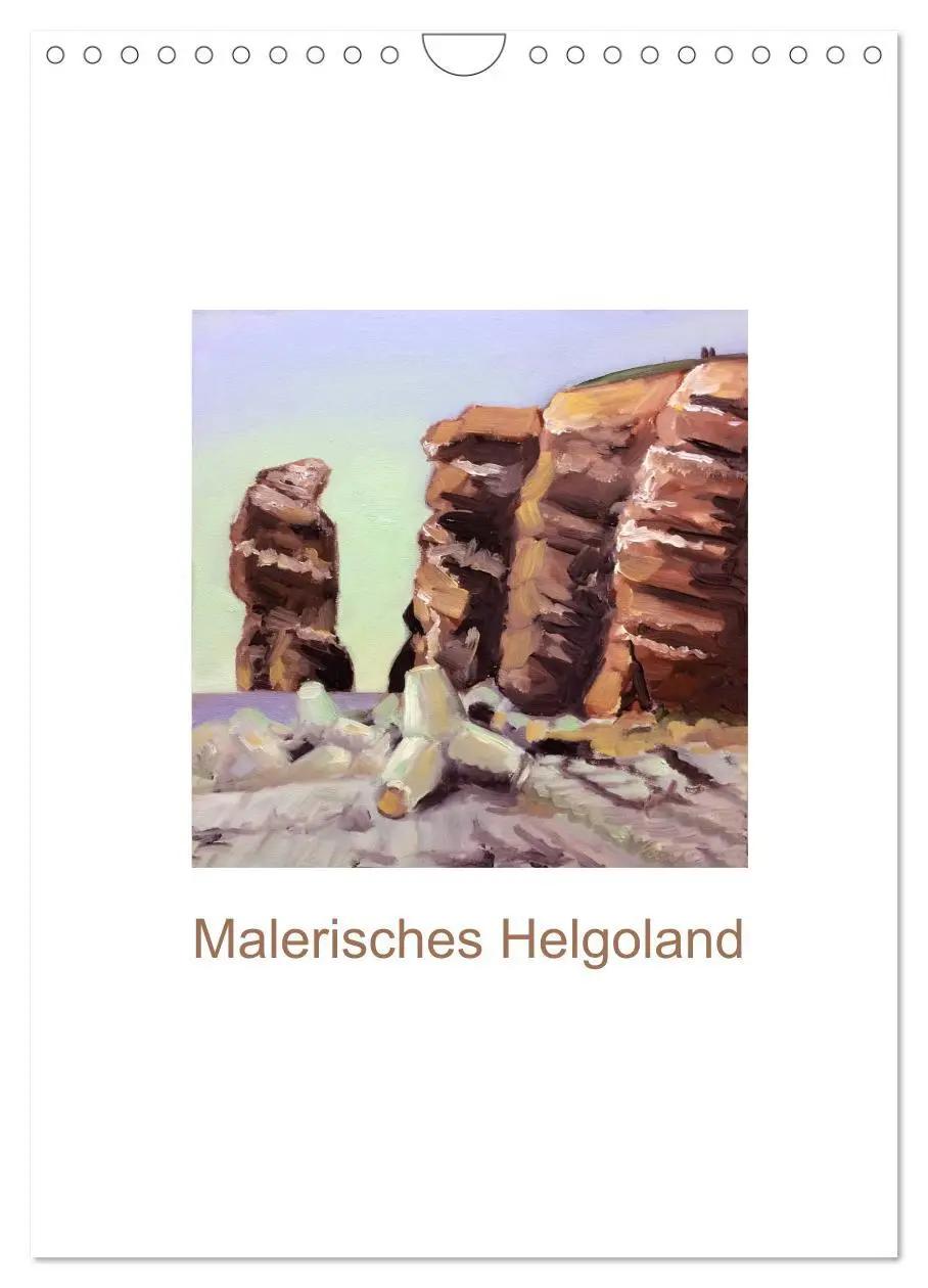 Cover: 9783516398120 | Malerisches Helgoland (Wandkalender 2026 DIN A4 hoch), CALVENDO...