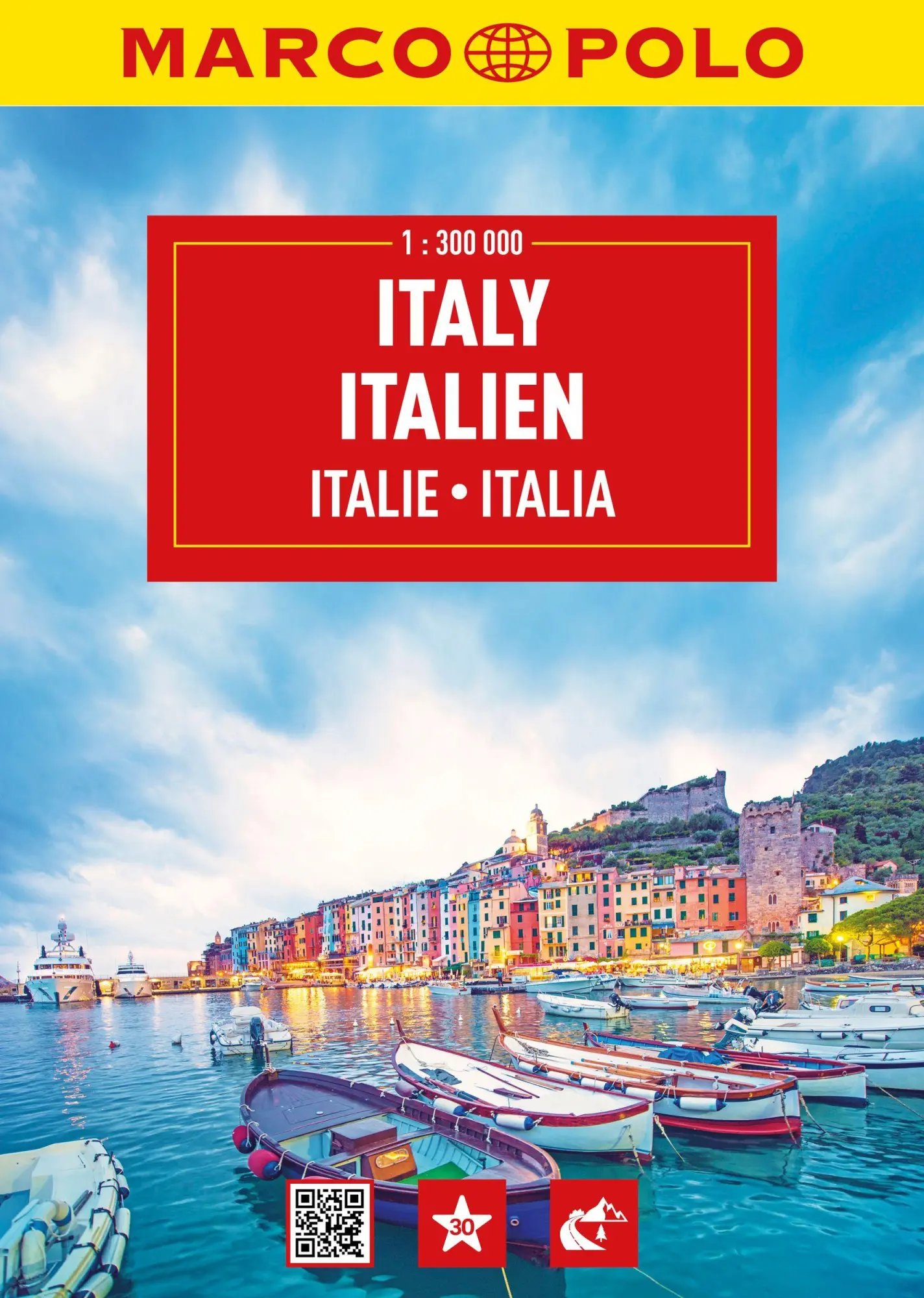Cover: 9783575018120 | MARCO POLO Reiseatlas Italien 1:300.000 | Polo Marco | Taschenbuch
