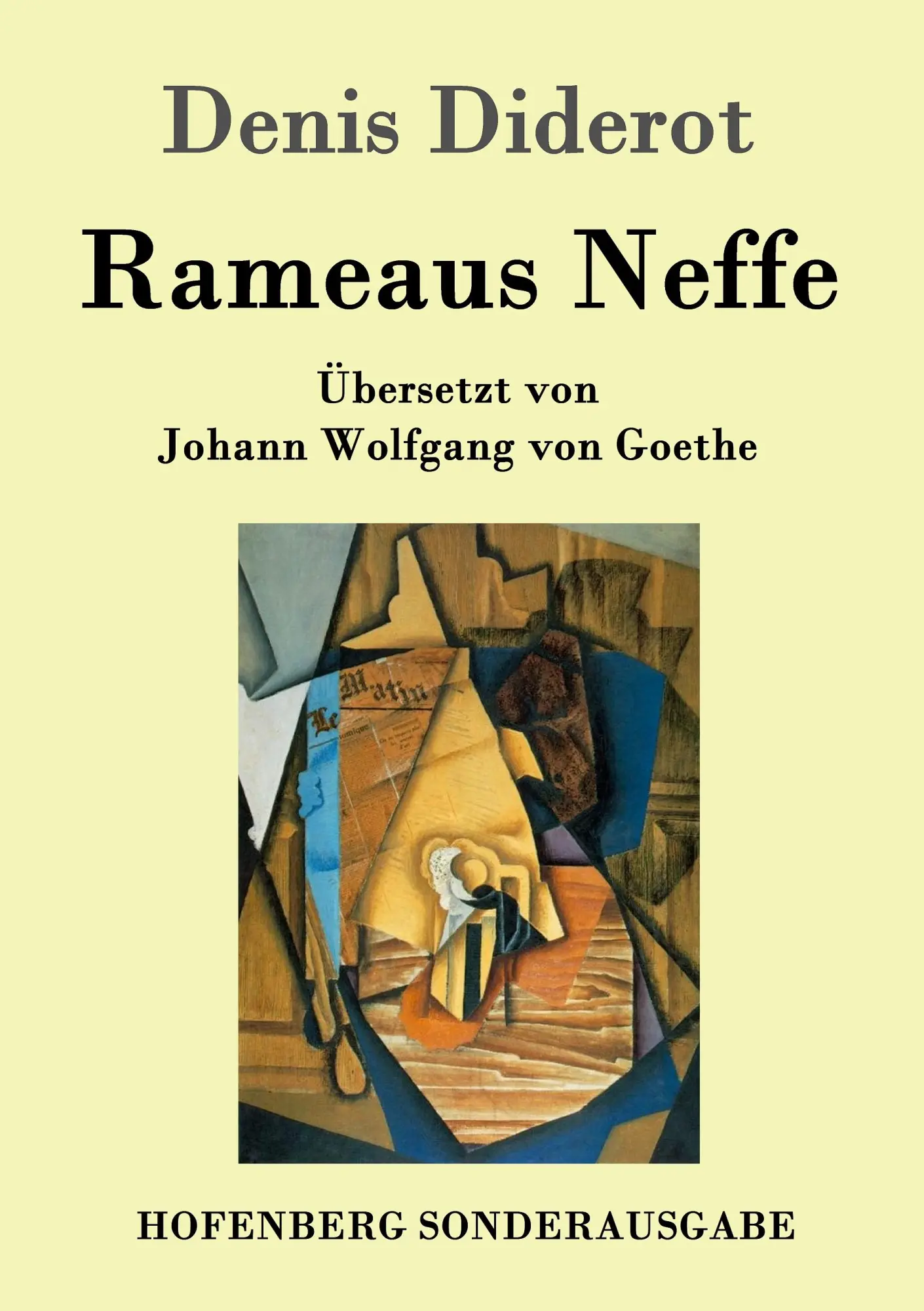 Cover: 9783843098120 | Rameaus Neffe | Denis Diderot | Taschenbuch | 84 S. | Deutsch | 2015