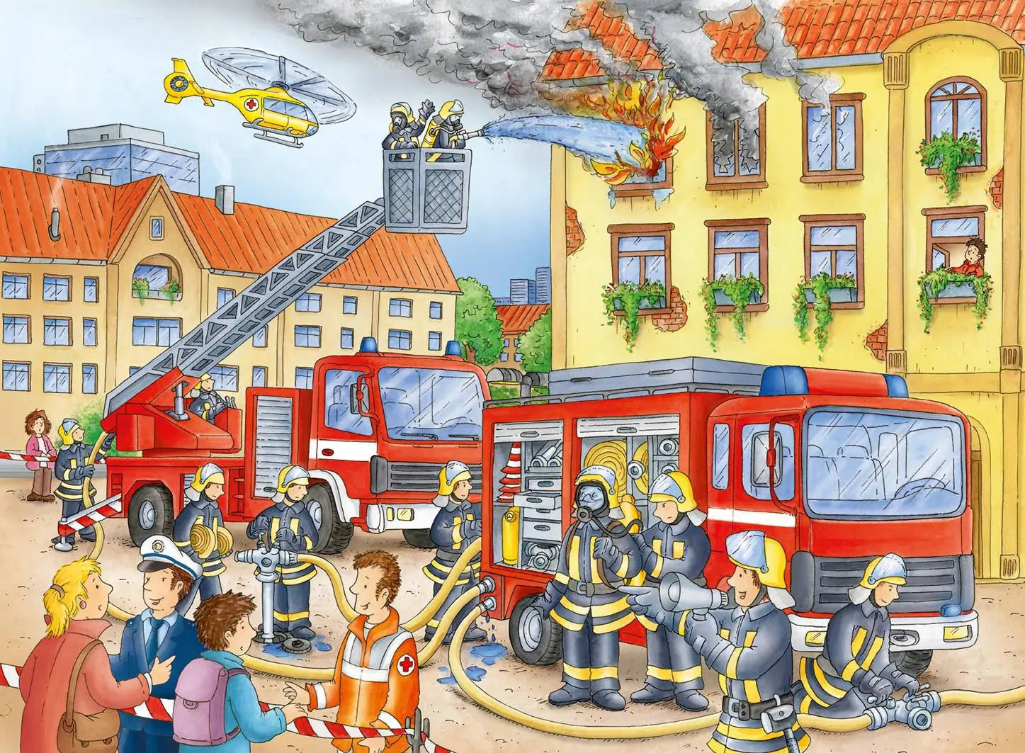 Bild: 4005556108220 | Unsere Feuerwehr. Puzzle 100 Teile XXL | Stefan Lohr | Spiel | Puzzle