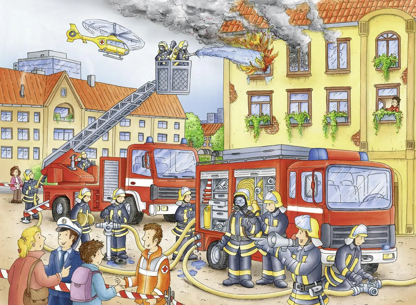 Bild: 4005556108220 | Unsere Feuerwehr. Puzzle 100 Teile XXL | Stefan Lohr | Spiel | Puzzle