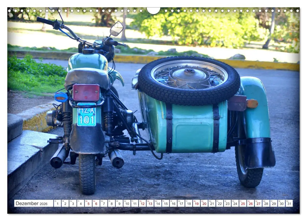 Bild: 9783457508220 | Motorrad-Legende Ural (Wandkalender 2026 DIN A3 quer), CALVENDO...