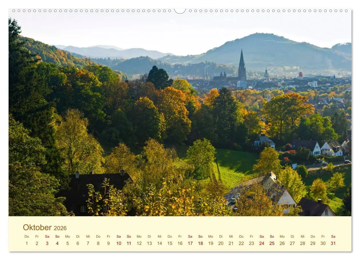 Bild: 9783457678220 | Freiburg Perle im Breisgau (hochwertiger Premium Wandkalender 2026...