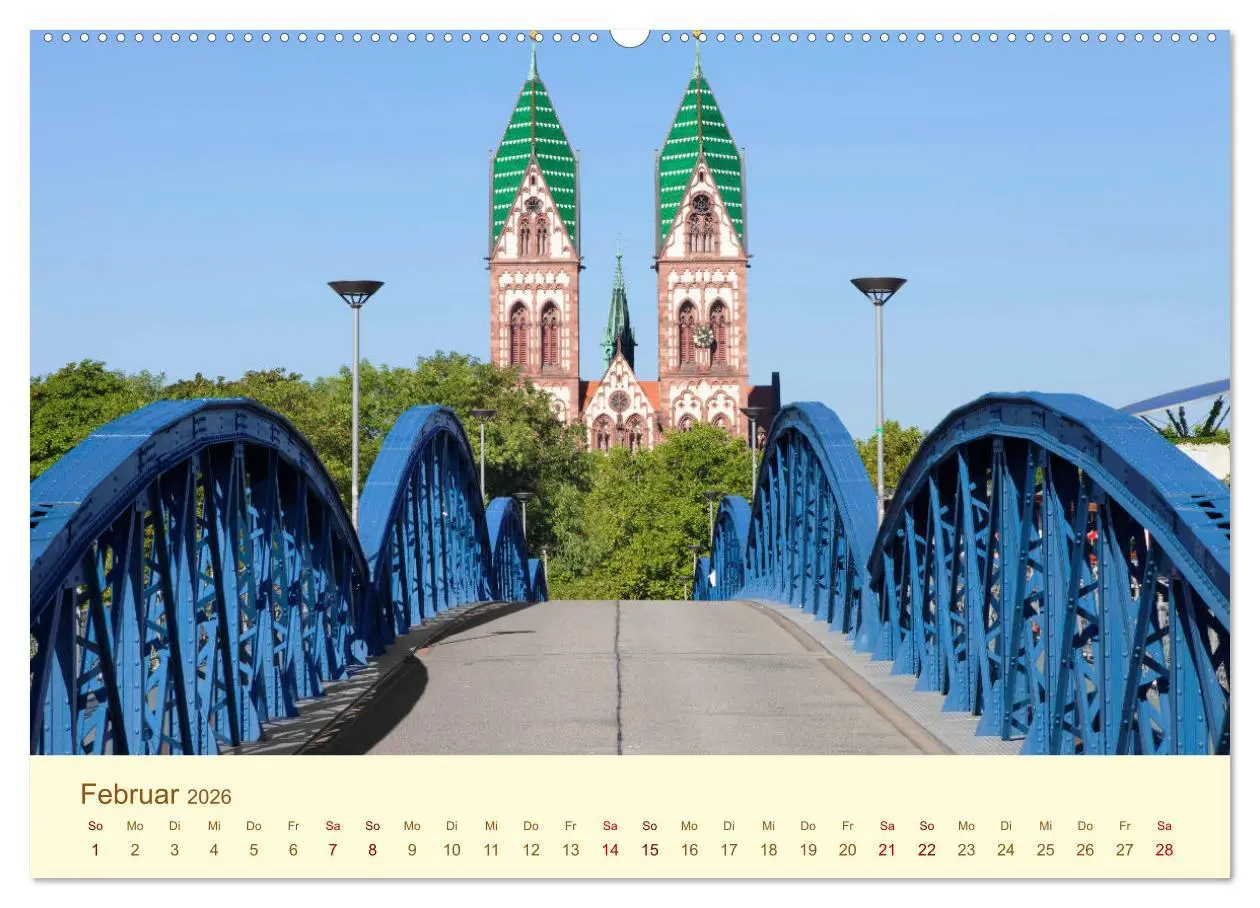 Bild: 9783457678220 | Freiburg Perle im Breisgau (hochwertiger Premium Wandkalender 2026...