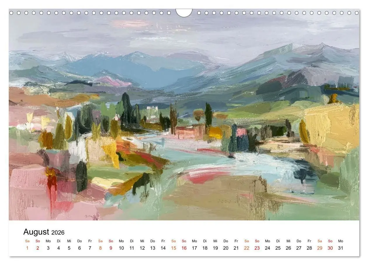 Bild: 9783516698220 | Kunst trifft Landschaft (Wandkalender 2026 DIN A3 quer), CALVENDO...