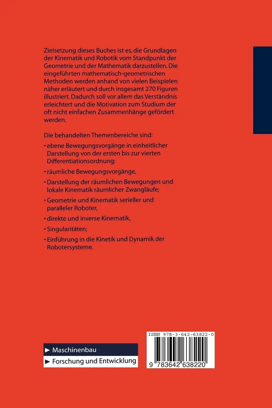 Rückseite: 9783642638220 | Kinematik und Robotik | Manfred Husty (u. a.) | Taschenbuch | xii