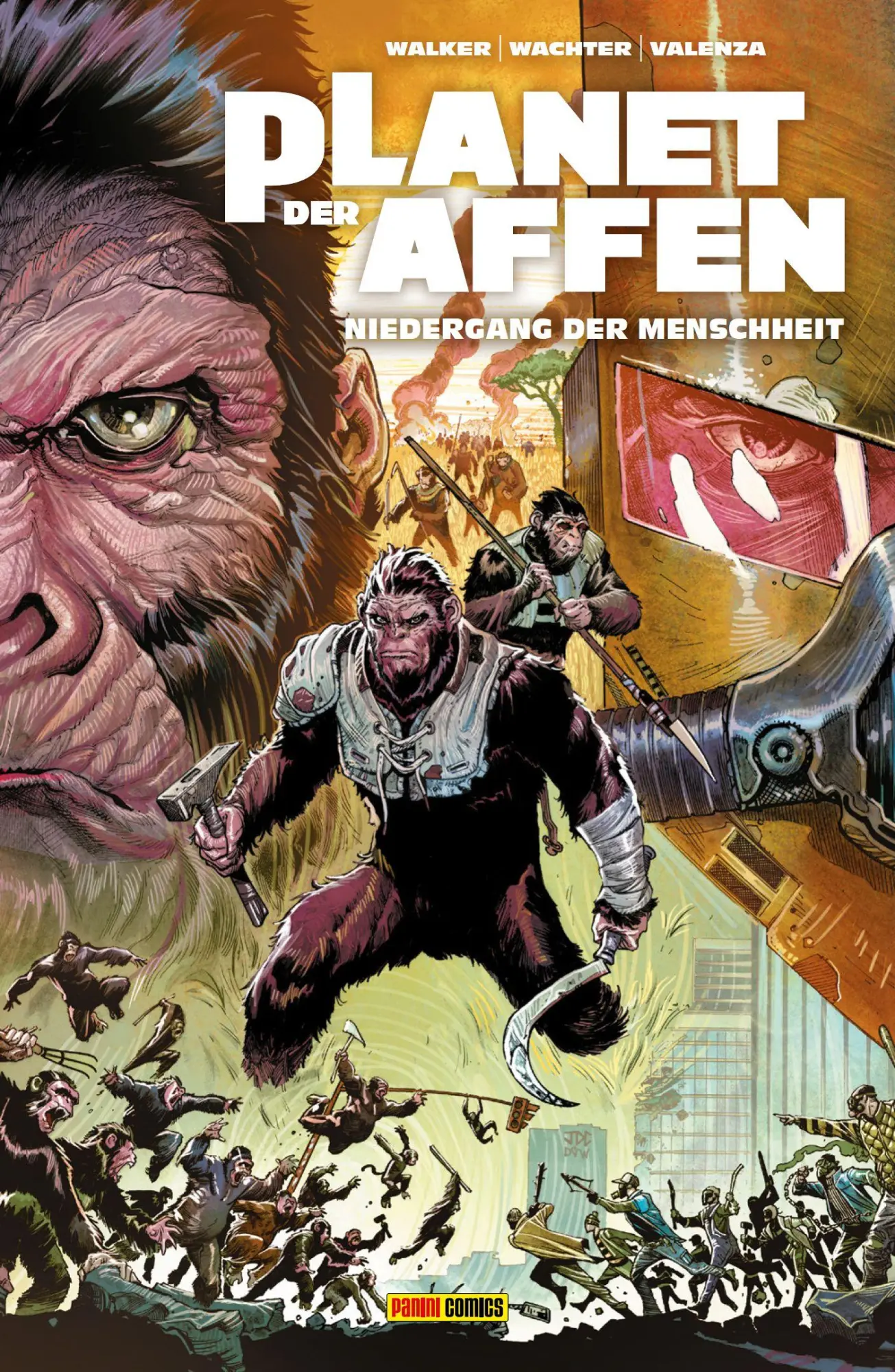 Cover: 9783741638220 | Planet der Affen | Bd. 1: Niedergang der Menschheit | Walker (u. a.)