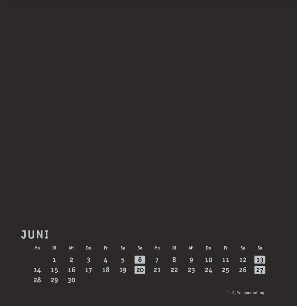 Bild: 9783756418220 | Premium-Bastelkalender schwarz groß 2027 | Kalender | Spiralbindung