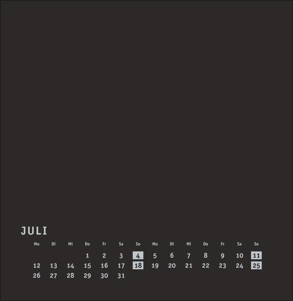 Bild: 9783756418220 | Premium-Bastelkalender schwarz groß 2027 | Kalender | Spiralbindung