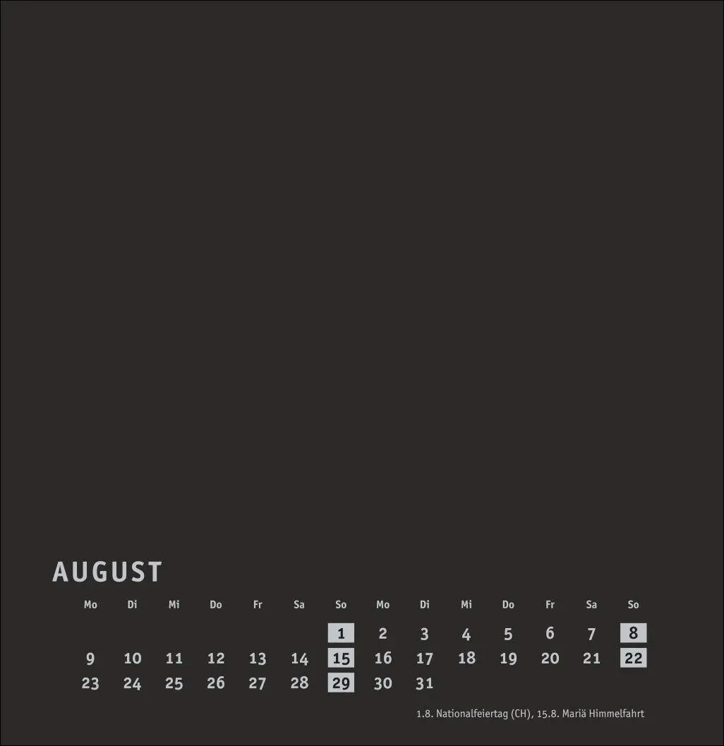 Bild: 9783756418220 | Premium-Bastelkalender schwarz groß 2027 | Kalender | Spiralbindung