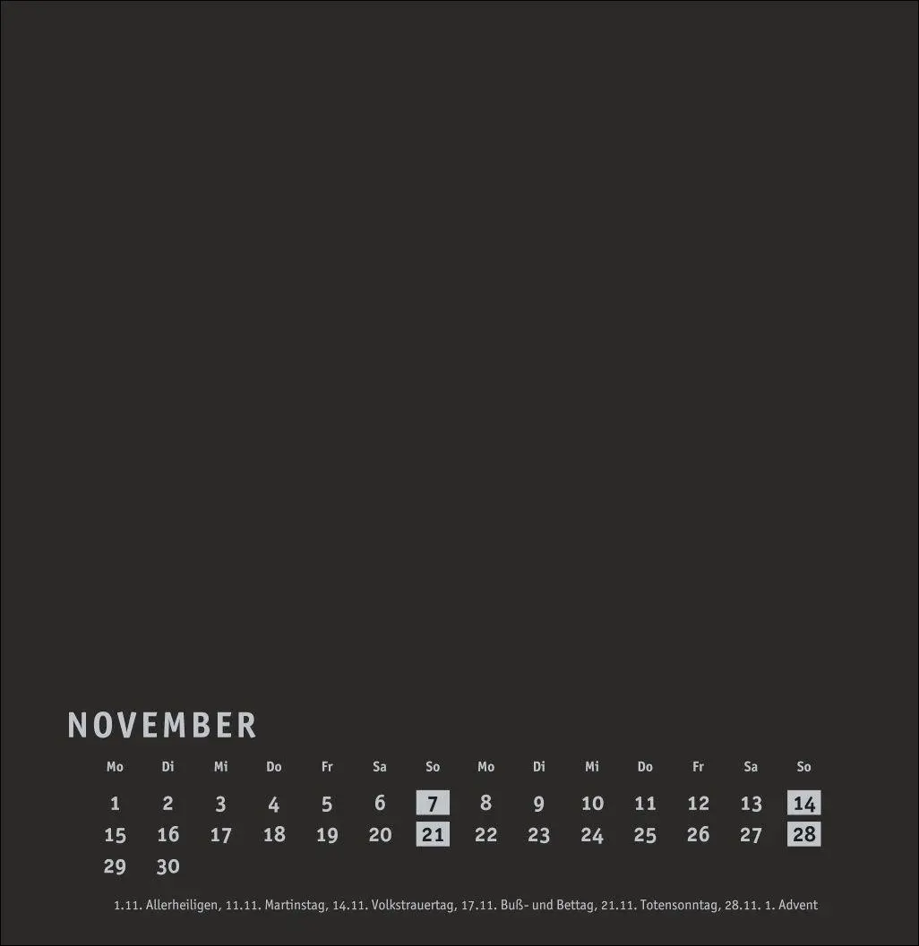 Bild: 9783756418220 | Premium-Bastelkalender schwarz groß 2027 | Kalender | Spiralbindung