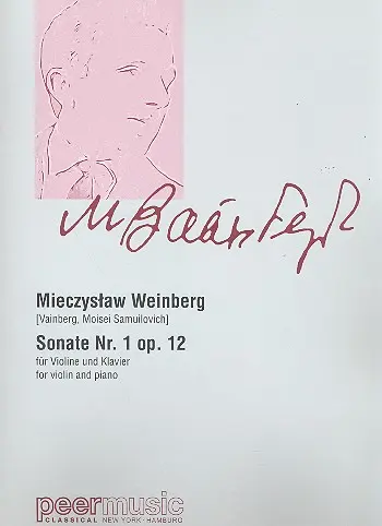 Cover: 9790500118220 | Sonate Nr.1 op.12 | Violine und Klavier | Mieczyslaw Weinberg | Buch