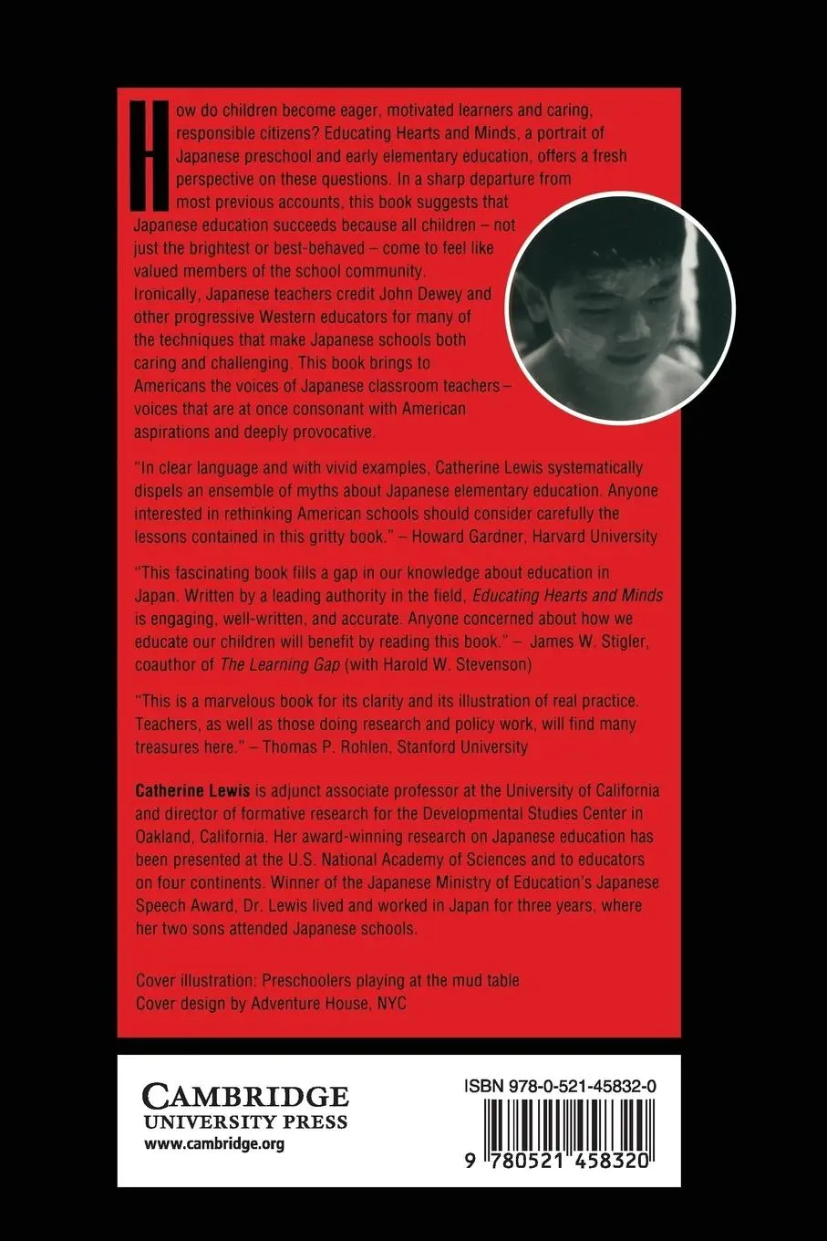 Rückseite: 9780521458320 | Educating Hearts and Minds | Catherine C. Lewis | Taschenbuch | 2011