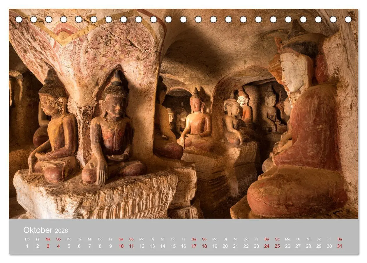 Bild: 9783457598320 | BUDDHA - Ein sanftes Lächeln (Tischkalender 2026 DIN A5 quer),...