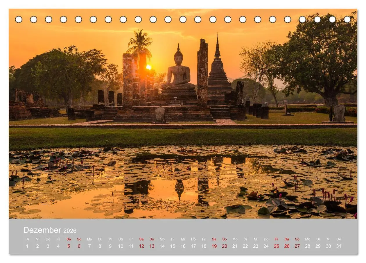 Bild: 9783457598320 | BUDDHA - Ein sanftes Lächeln (Tischkalender 2026 DIN A5 quer),...