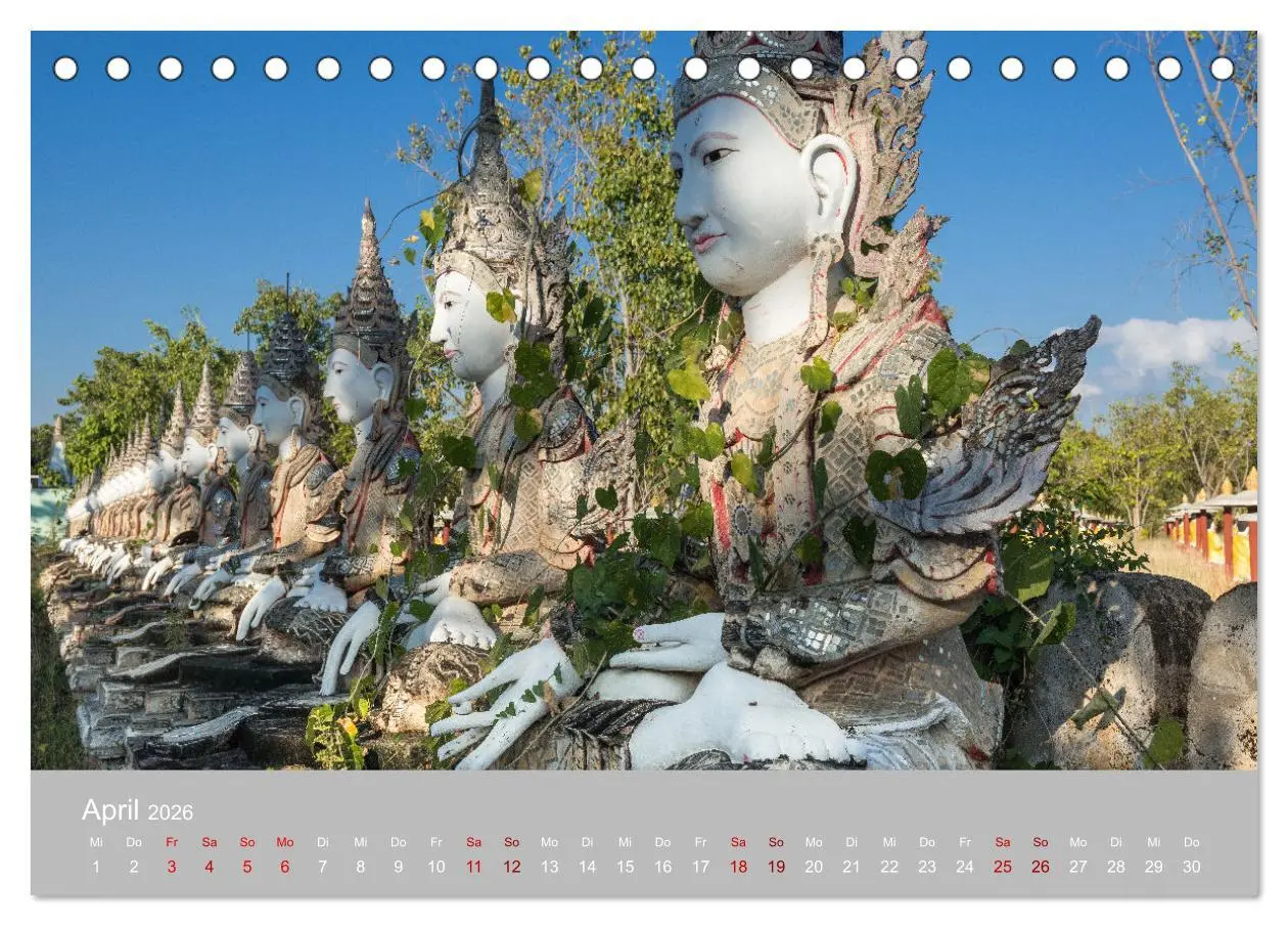 Bild: 9783457598320 | BUDDHA - Ein sanftes Lächeln (Tischkalender 2026 DIN A5 quer),...