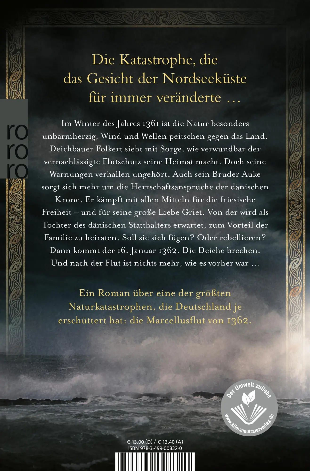Rückseite: 9783499008320 | Der Zorn der Flut | Hendrik Lambertus | Taschenbuch | 592 S. | Deutsch
