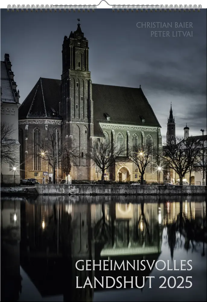 Cover: 9783955878320 | Geheimnisvolles Landshut | Kalender 2025 | Baier | Kalender | 14 S.