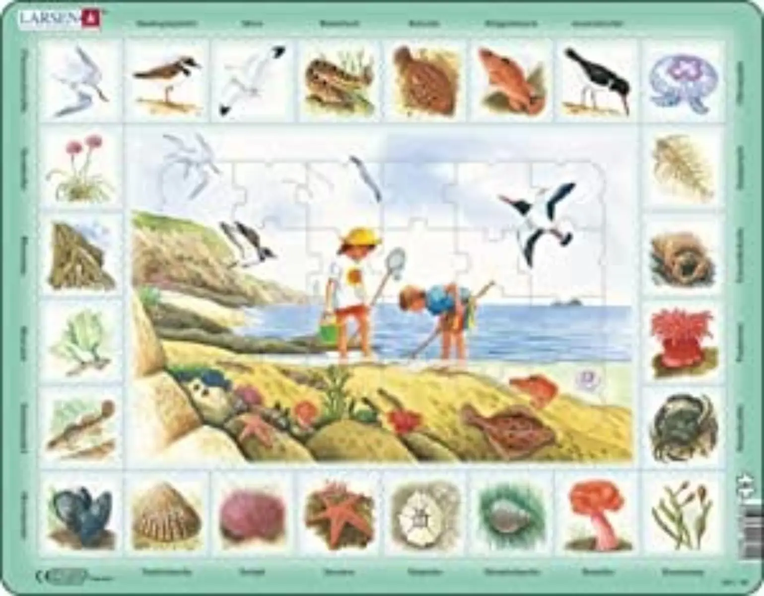 Cover: 7023852108420 | Puzzle - Am Meer | Puzzle | 2017 | Larsen | EAN 7023852108420