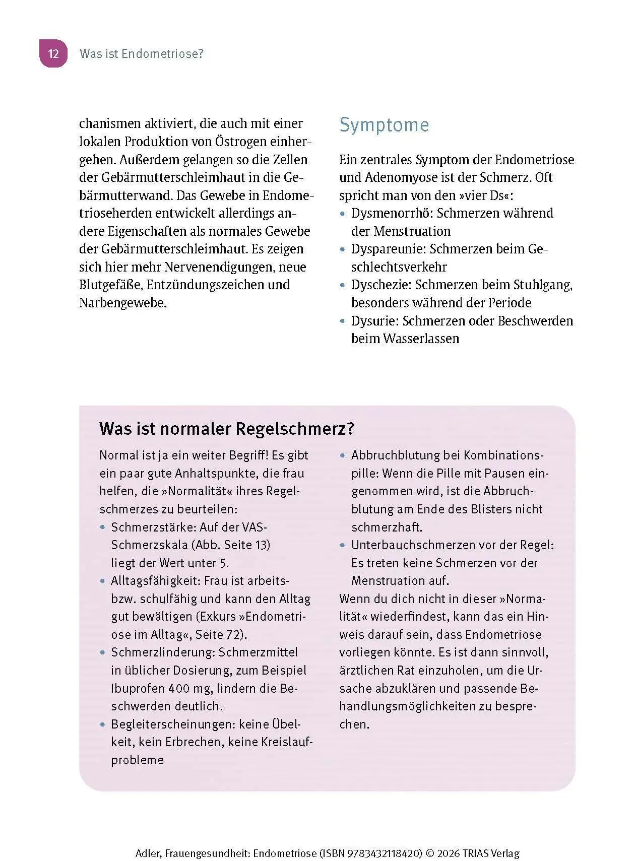Bild: 9783432118420 | Frauengesundheit: Endometriose | Christine Adler | Taschenbuch | 2026