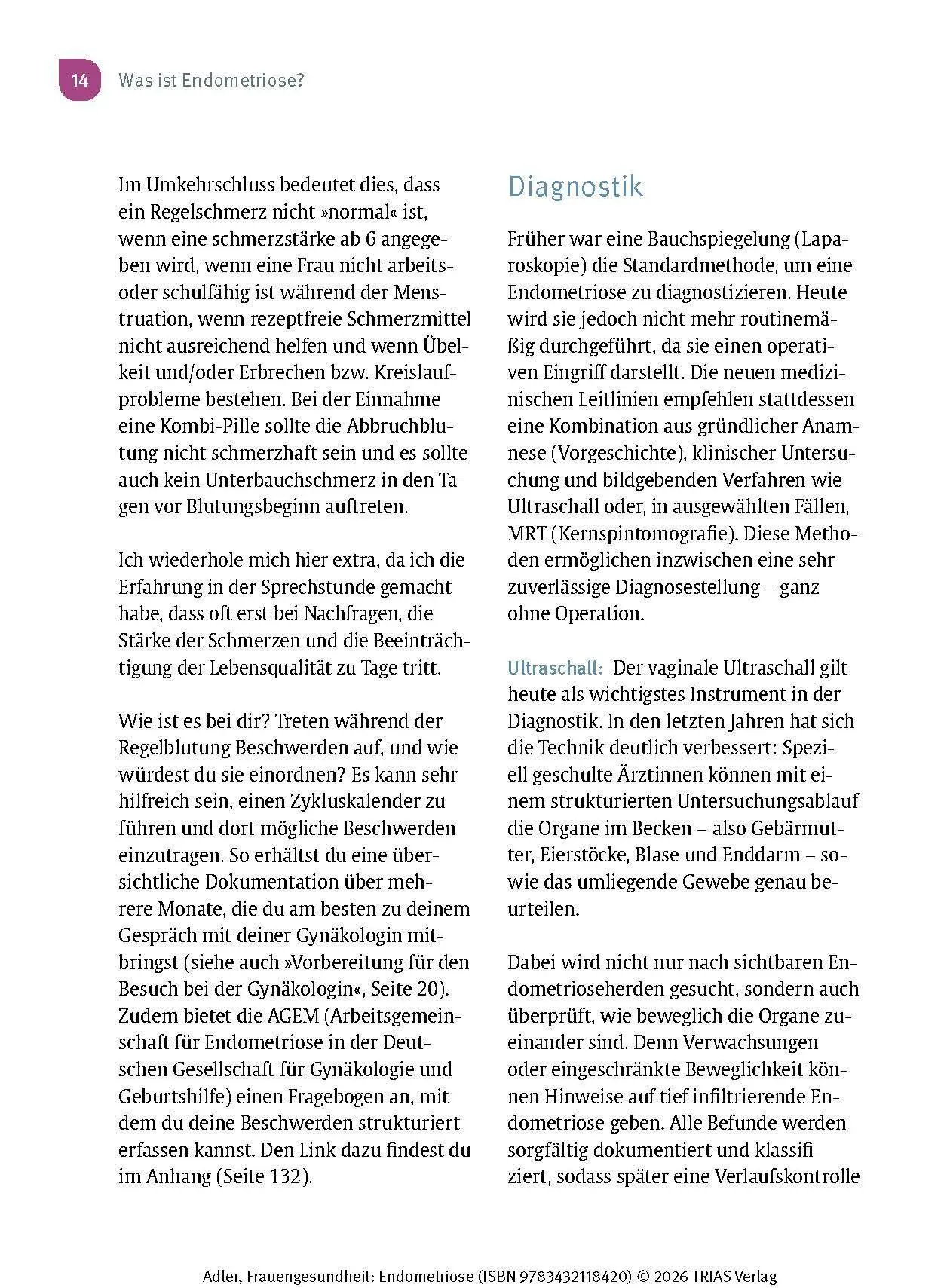 Bild: 9783432118420 | Frauengesundheit: Endometriose | Christine Adler | Taschenbuch | 2026