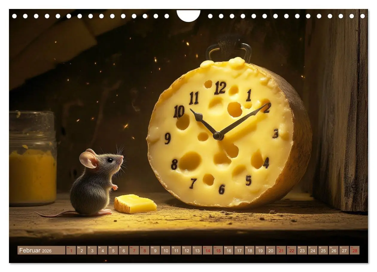 Bild: 9783457278420 | Mäuse würden Käse kaufen (Wandkalender 2026 DIN A4 quer), CALVENDO...