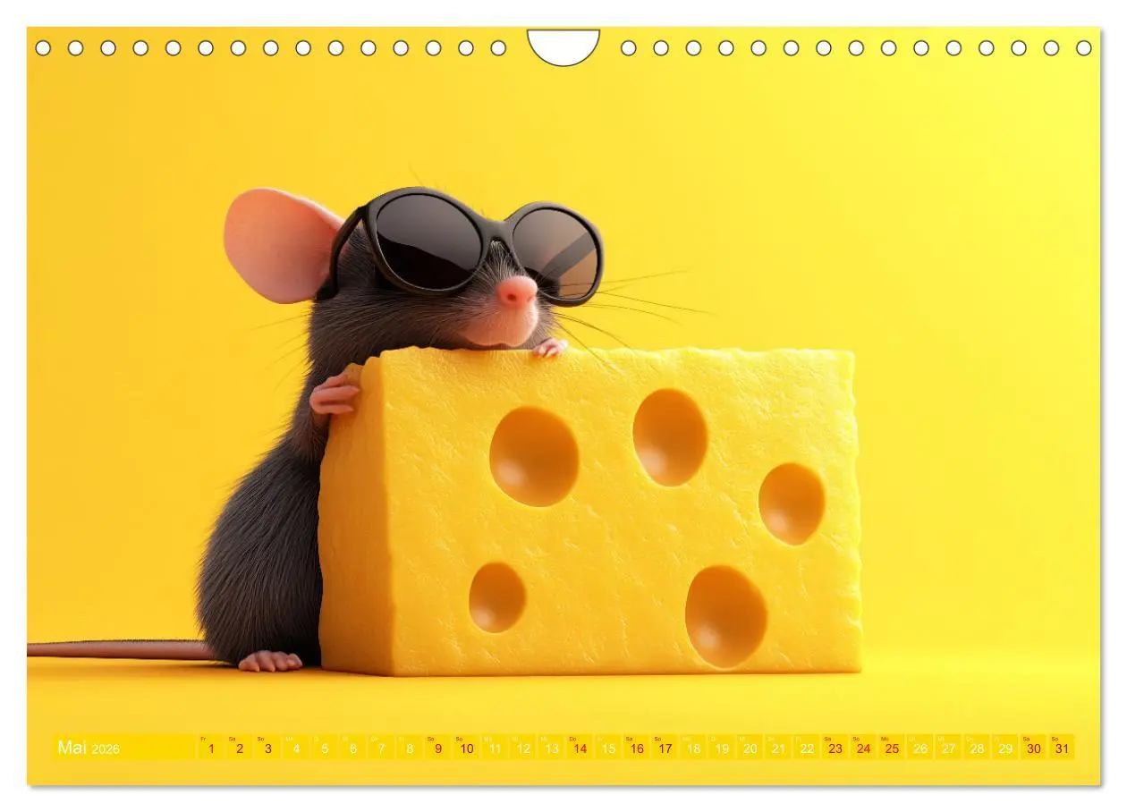Bild: 9783457278420 | Mäuse würden Käse kaufen (Wandkalender 2026 DIN A4 quer), CALVENDO...