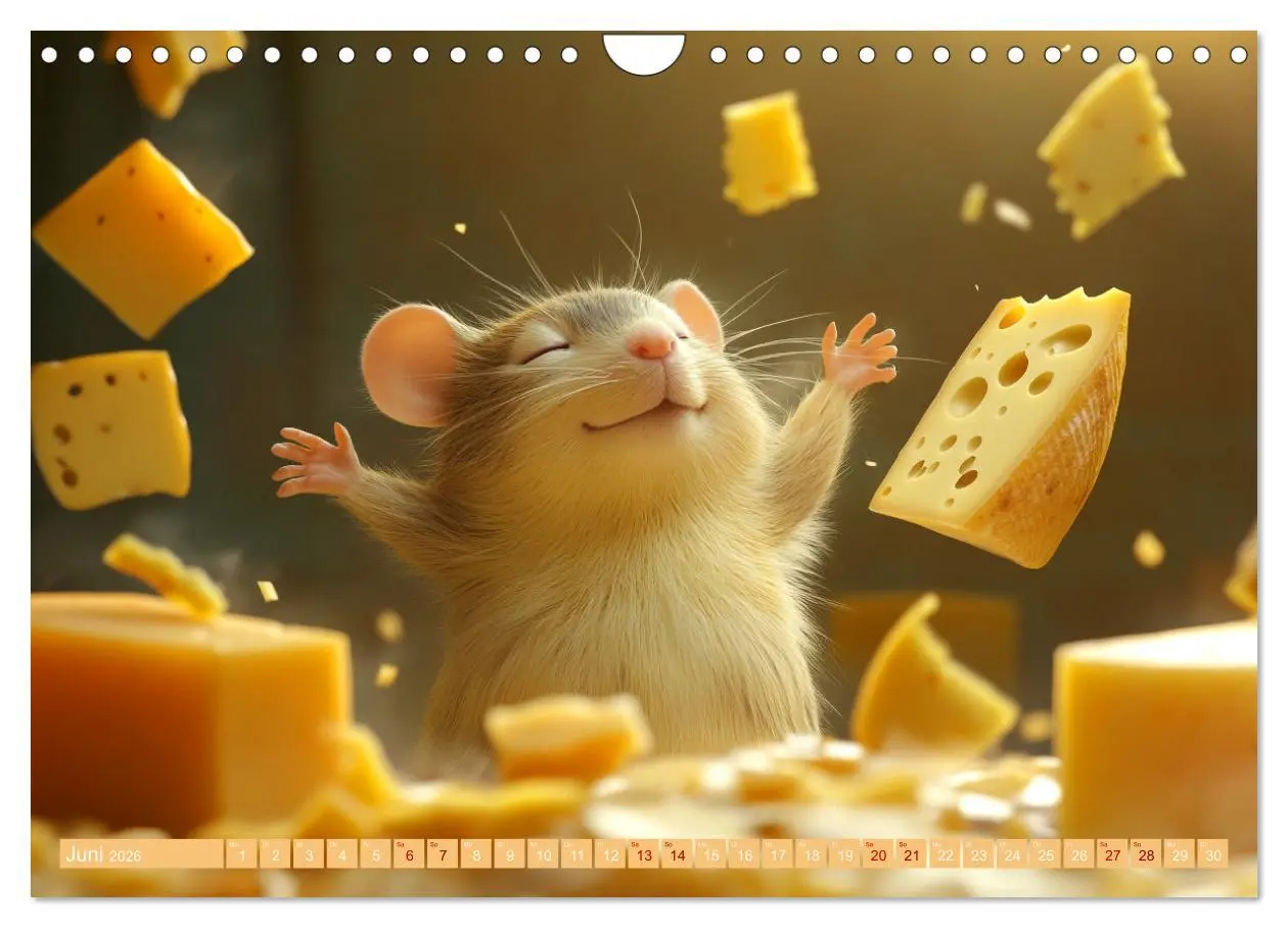 Bild: 9783457278420 | Mäuse würden Käse kaufen (Wandkalender 2026 DIN A4 quer), CALVENDO...