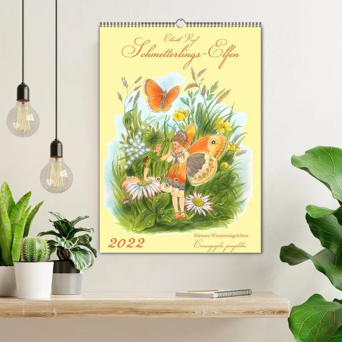 Bild: 9783516368420 | Schmetterlings-Elfen (Wandkalender 2026 DIN A2 hoch), CALVENDO...