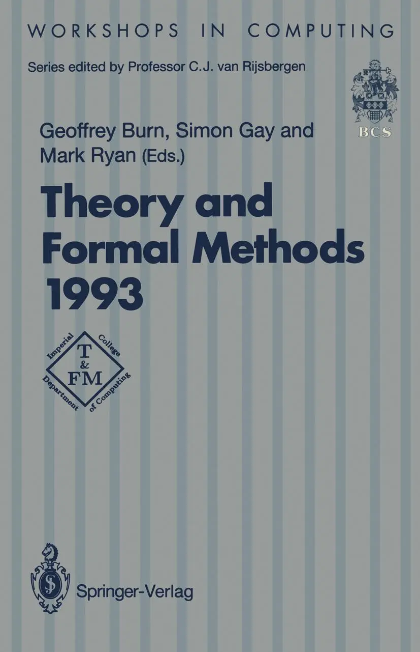 Cover: 9783540198420 | Theory and Formal Methods 1993 | Geoffrey Burn (u. a.) | Taschenbuch