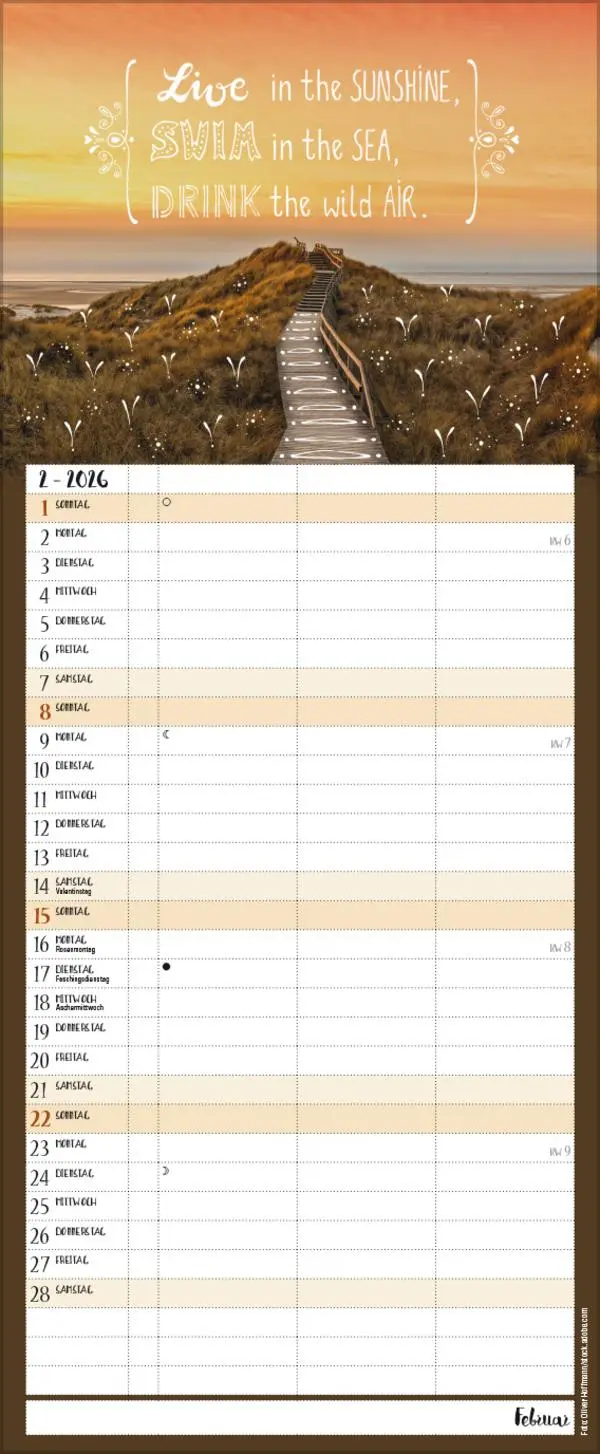 Bild: 9783731888420 | Hier und jetzt Timer für 2 2026 | Verlag Korsch | Kalender | 14 S.